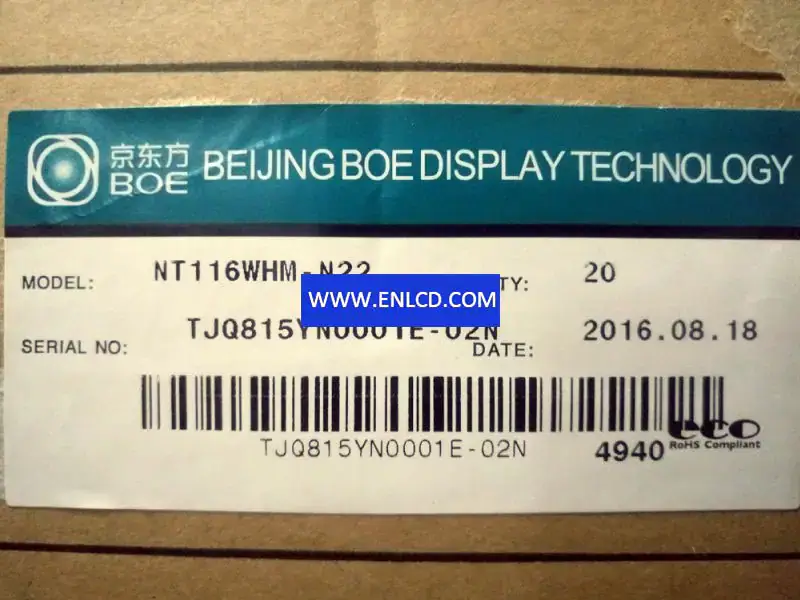 BOE NT116WHM-N22 LCD-Panel