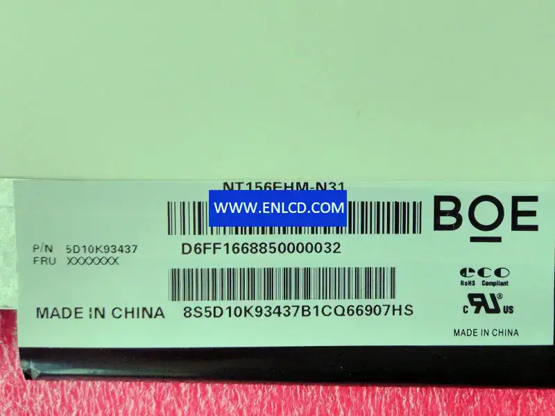 BOE NT156FHM-N31 LCD panel