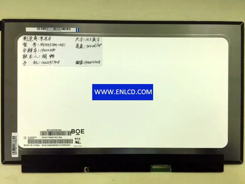 BOE NV133FHM-N61 LCD-Panel