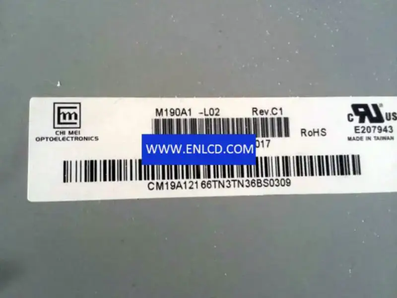 Innolux M190A1-L02 LCD panel for Touchscreen