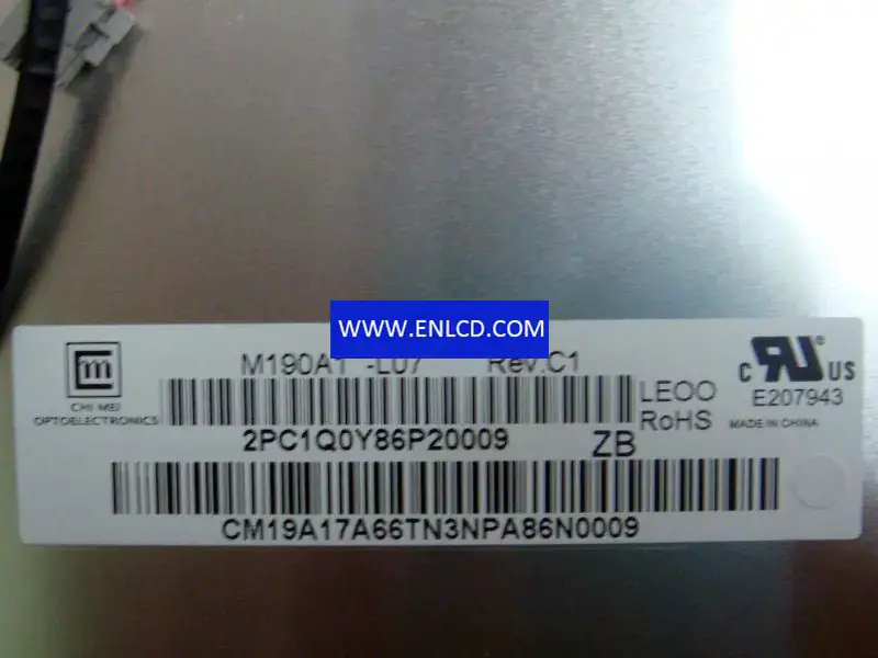 Innolux M190A1-L07 LCD panel Touch Panel