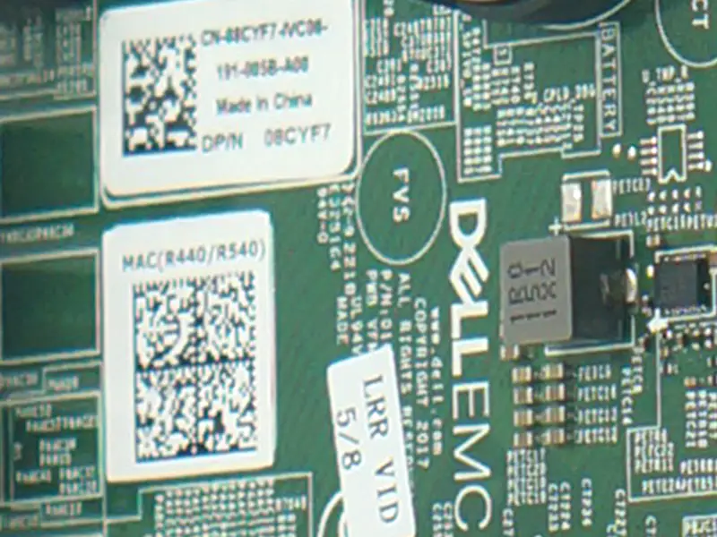 DELL R440 R540 N28XX NJK2F 8CYF7 Server-Hauptplatine