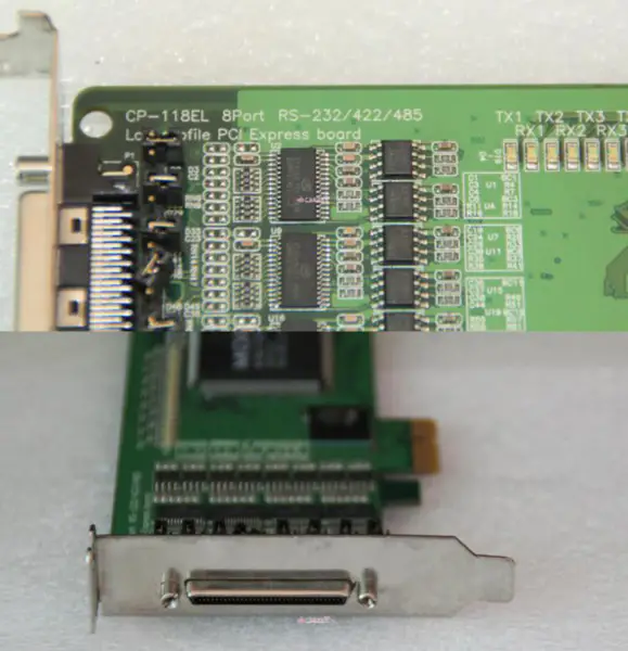 MOXA CP-118EL 8 PORT RS-232/422/485 PCIe serielle Karte