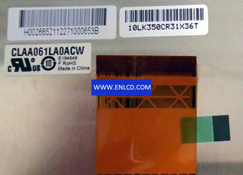 CLAA061LA0ACW CPT LCD panel Automotive Display
