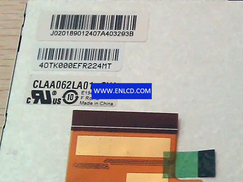 CLAA062LA01CW CPT LCD panel Automotive Display