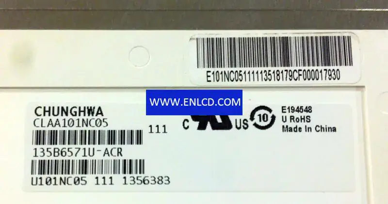 CLAA101NC05 CPT LCD-Panel