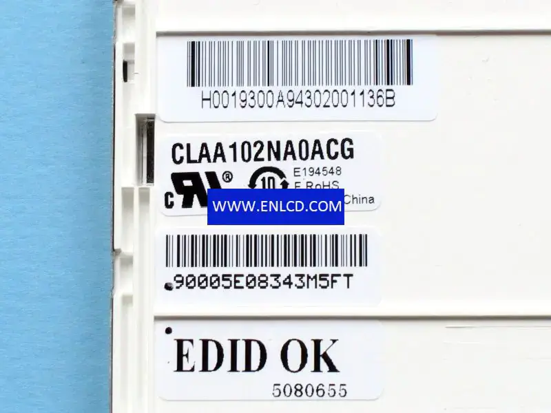 CLAA102NA0ACG CPT LCD-Panel
