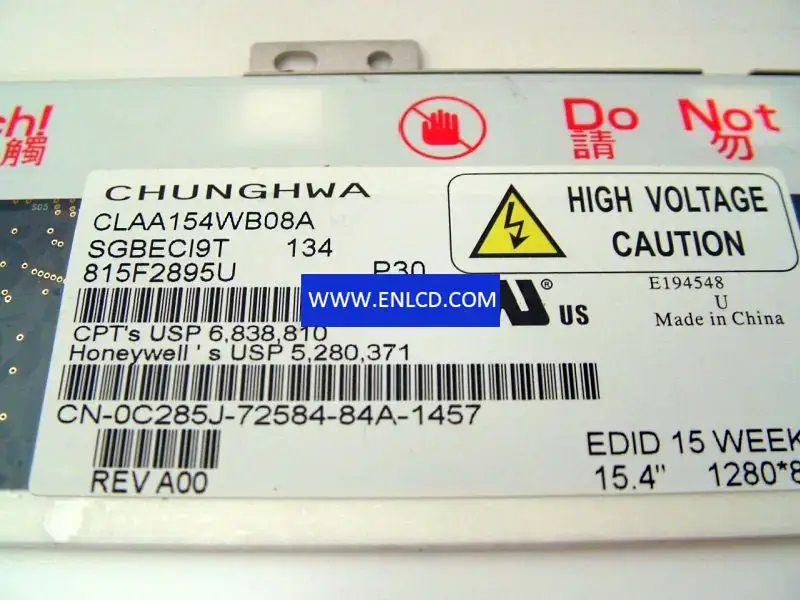 CLAA154WB08A CPT LCD panel