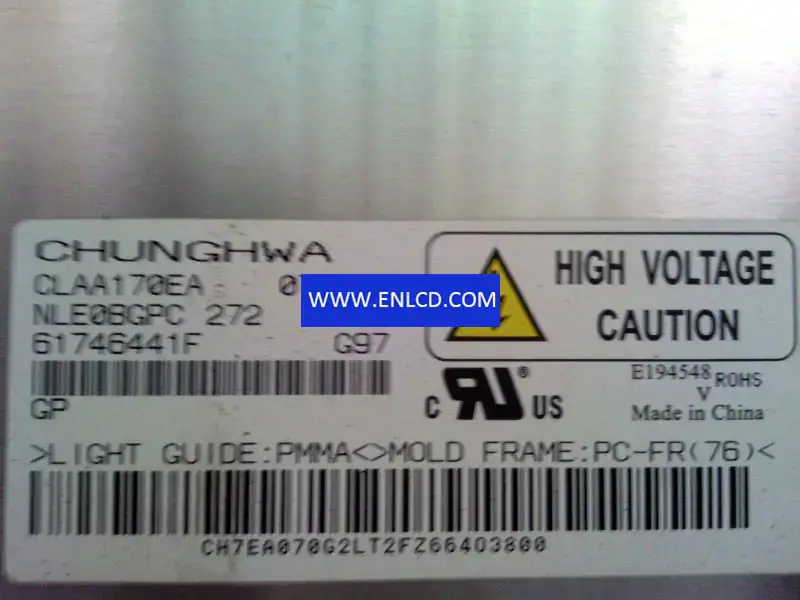 CLAA170EA07Q CPT LCD-Touchscreen