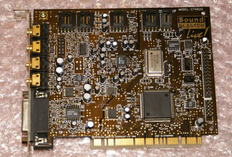 Creative Sound Blaster LIVE CT4620 4.1 Channel PCI Soundkarte