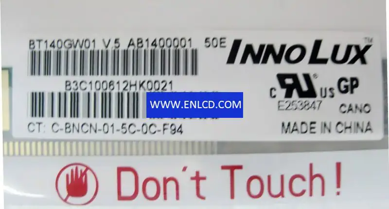 Innolux BT140GW01 V.5 LCD panel