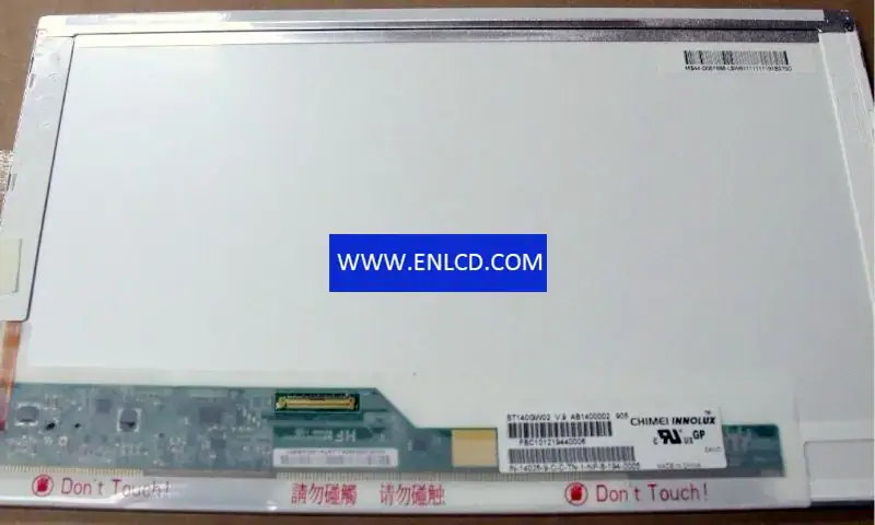 Innolux BT140GW02 V.9 LCD panel replacement for Laptop
