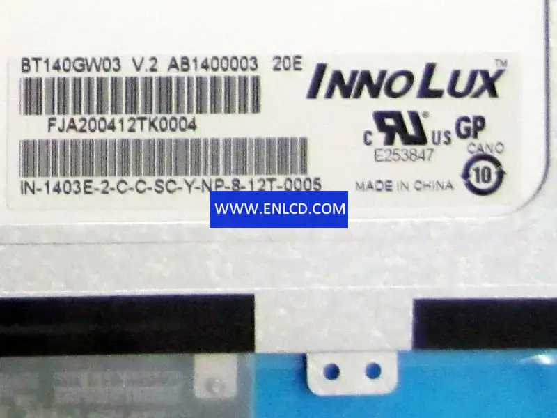 Innolux BT140GW03 V.2 LCD panel replacement for Laptop