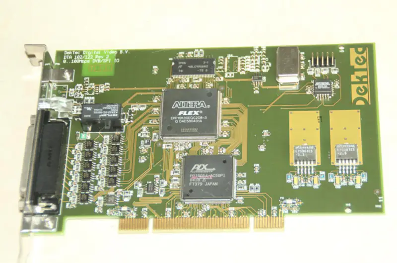 DekTec DTA 102/122 Rev 2 DVB/SPI IO Digital Video