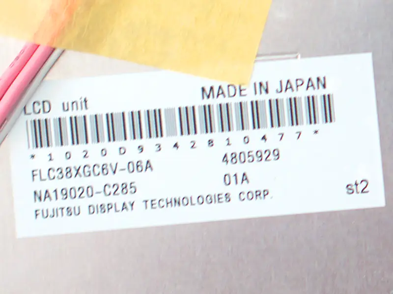 Fujitsu FLC38XGC6V-06A LCD面板
