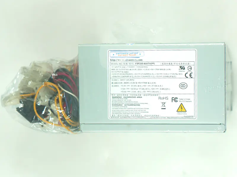 FSP Advantech ATX -5V 610L 250W Power Supply FSP250-60ATV(PF) FSP250-60GTV PS8-250ATX-ZE