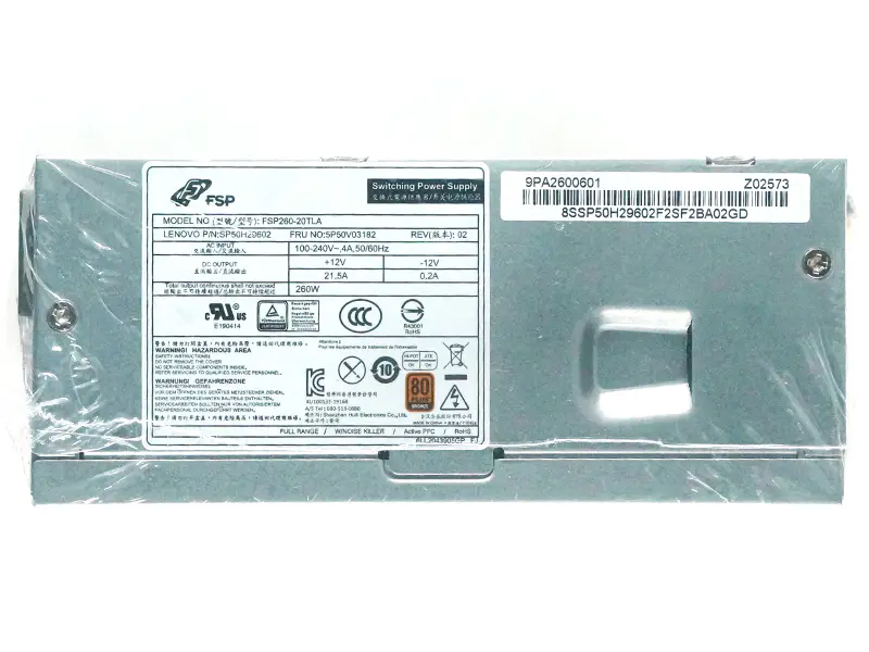 Lenovo PCH015 FSP260-20TLA HK360-71PP PCK012 電源供應器