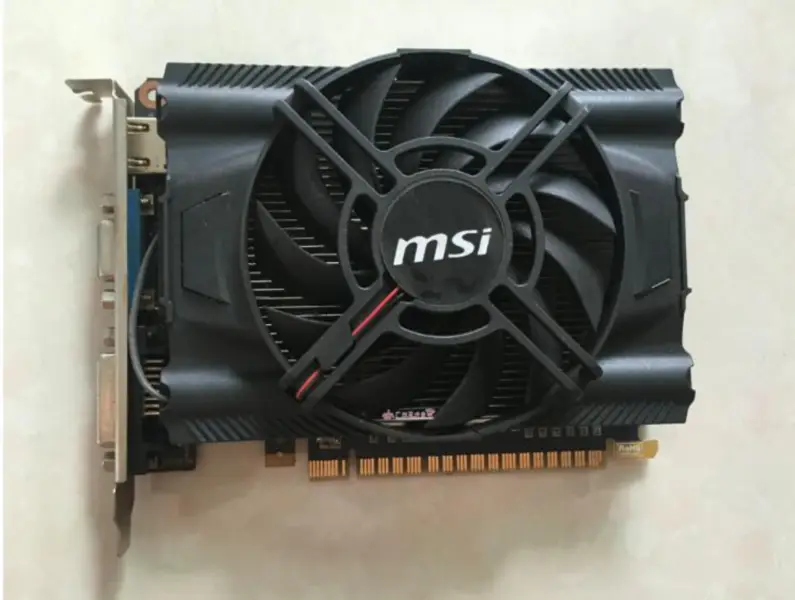 MSI NVIDIA GeForce GTX 650 1GB N650-MD1GD5/OC Grafikkarte