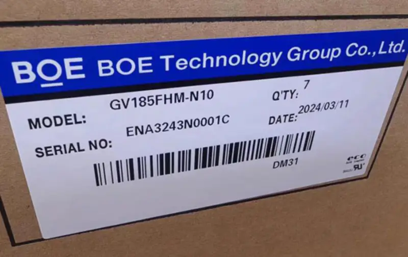 BOE GV185FHM-N10-DM31 LCD面板