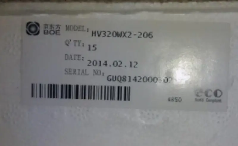 BOE HV320WX2-206 LCD panel