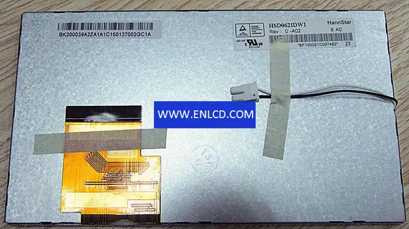 HannStar HSD062IDW1-A02 LCD-Panel Automotive-Display