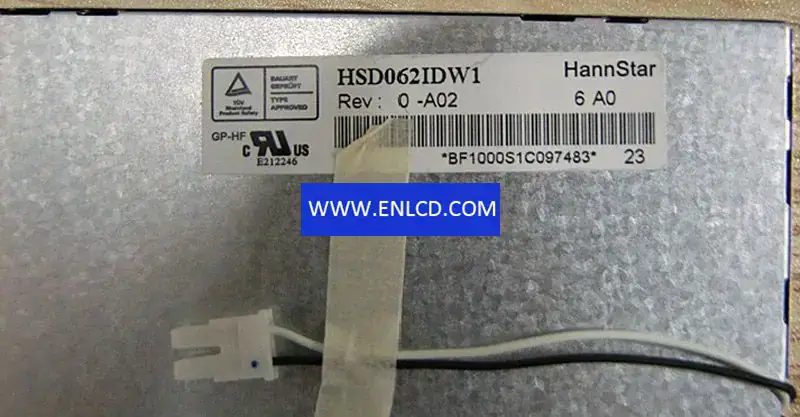HannStar HSD062IDW1-A02 LCD-Panel Automotive-Display
