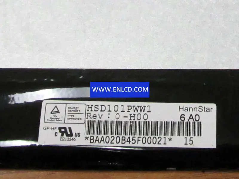 HannStar HSD101PWW1-H00 LCD panel for Touchscreen