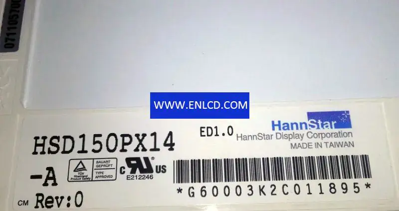 HannStar HSD150PK14-A00 LCD-Panel