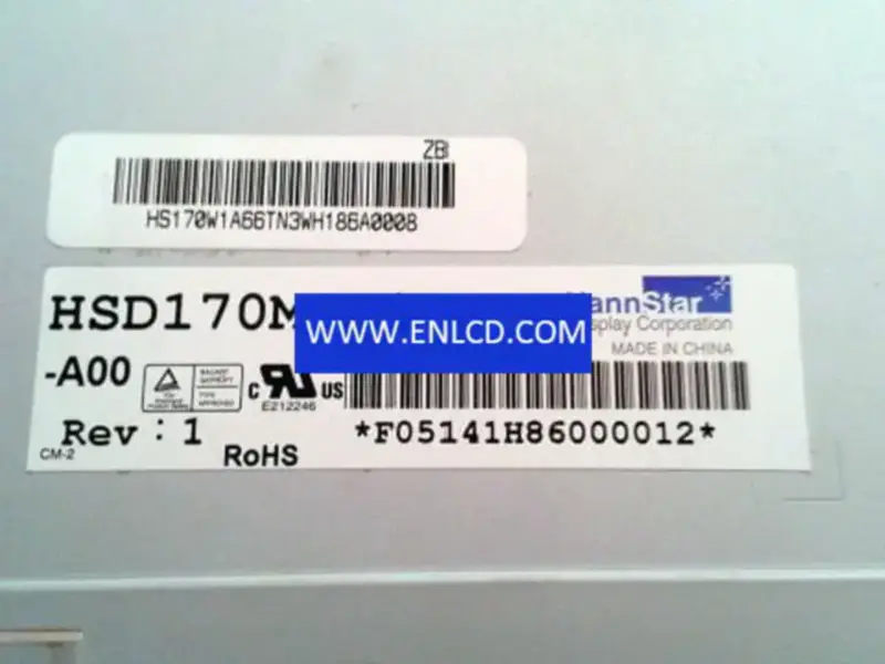 HannStar HSD170MGW1-A00 LCD panel for Desktop Monitor