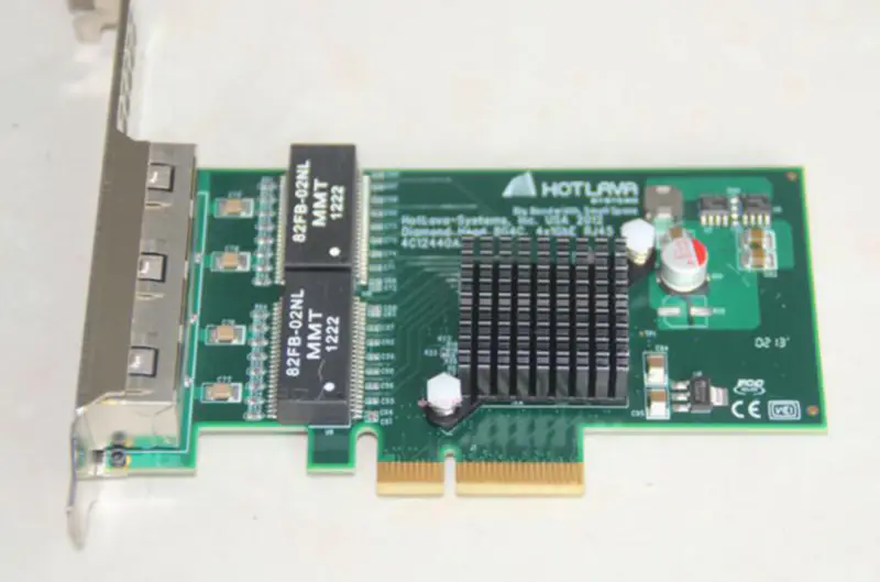 Hotlava Intel I350 Ethernet Server Adapter PCI-E X8 4 Port Netzwerkkarte