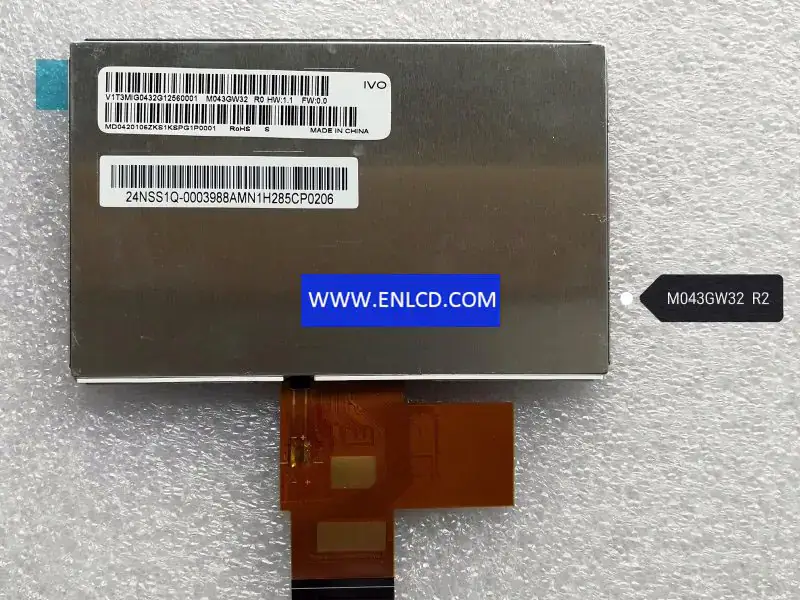 IVO M043GW32 R0 LCD panel replacement