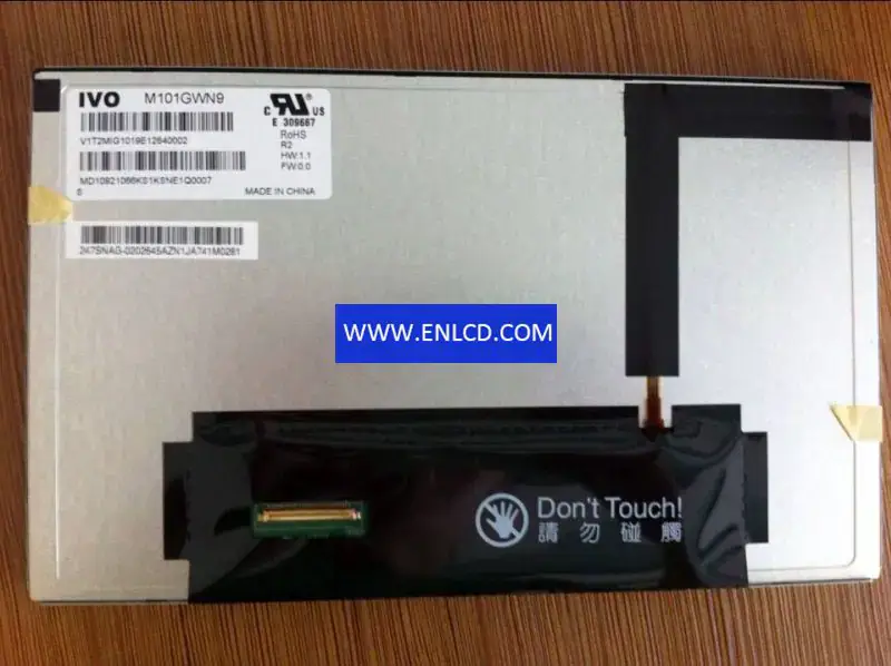 IVO M101GWN9 R2 LCD panel for Industrial Application