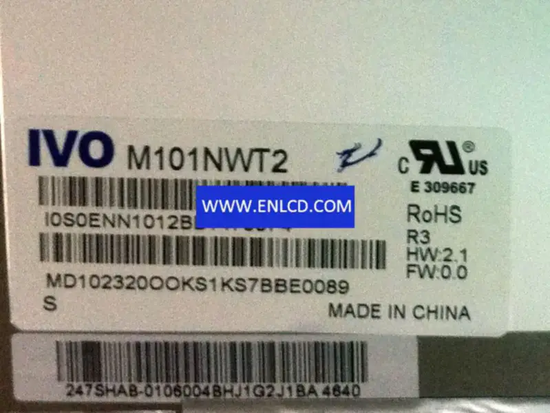 IVO M101NWT2 R3 LCD panel for Netbook PC