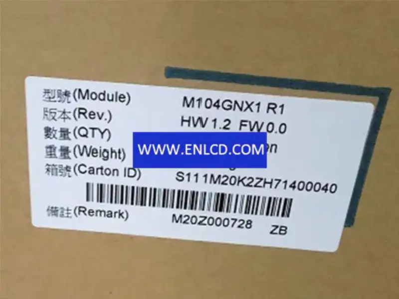 IVO M104GNX1 R1 LCD-Panel