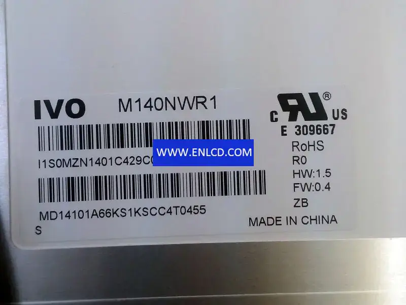 IVO M140NWR1 R0 LCD panel replacement for Laptop