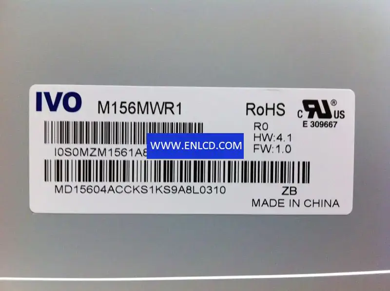 IVO M156MWR1 R0 LCD panel replacement for Desktop Monitor