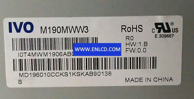 IVO M190MWW3 R0 LCD panel Desktop Monitor replacement