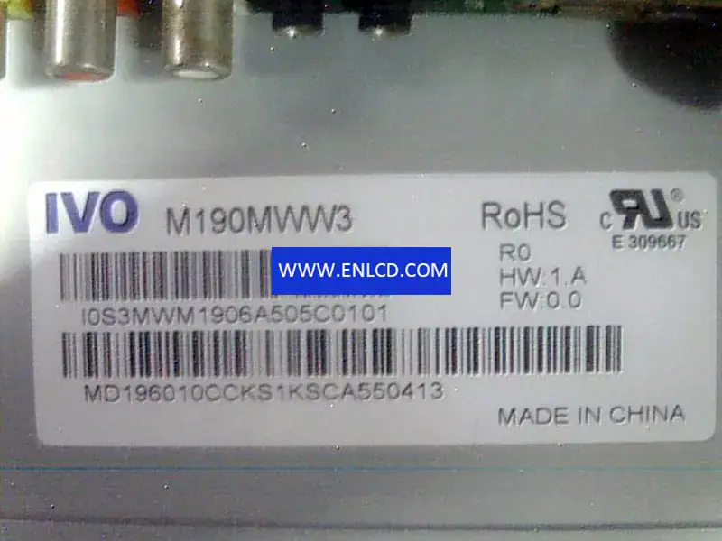 IVO M190MWW3 R0 LCD-Panel Desktop-Monitor