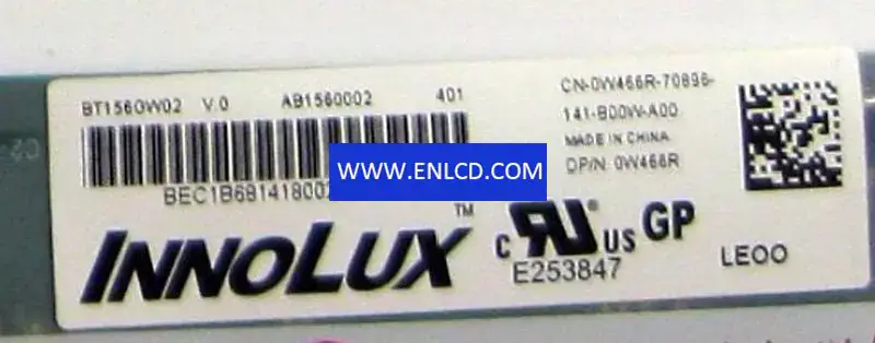 Innolux BT156GW02 V.0 LCD panel replacement for Laptop