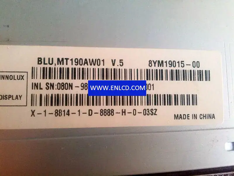 Innolux MT190AW01 V.5 LCD-Panel