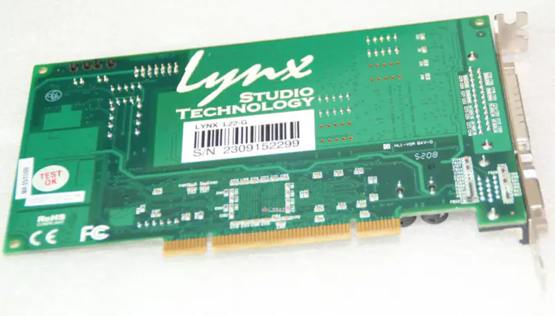 Lynx L22-G PCI Soundkarte analoge/digitale Schnittstelle