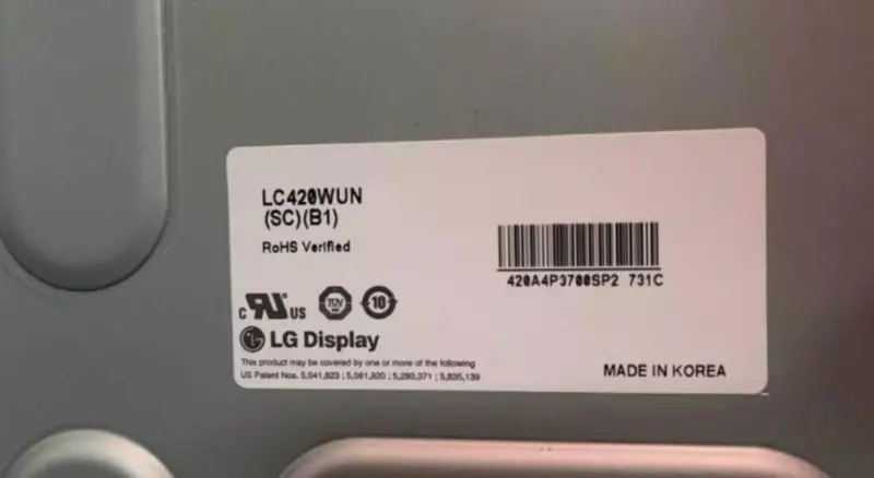 LG Display LC420WUN-SCA1 LC420WUN-SCB1 LCD面板