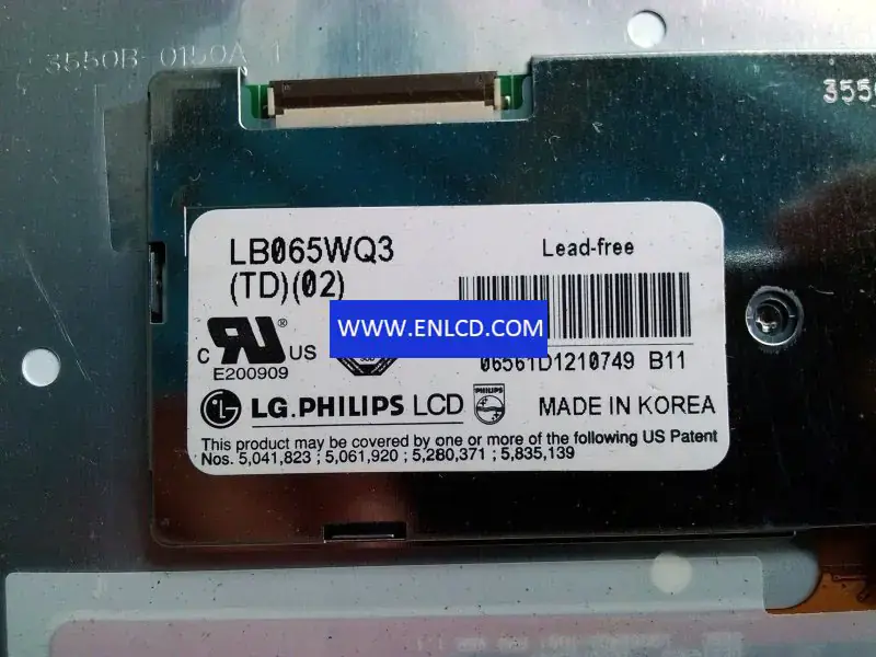LG Display LB065WQ3-TD02 LCD面板