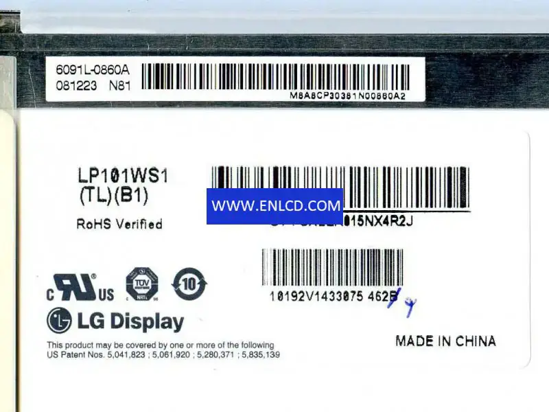 LG Display LP101WS1-TLB1 LCD面板