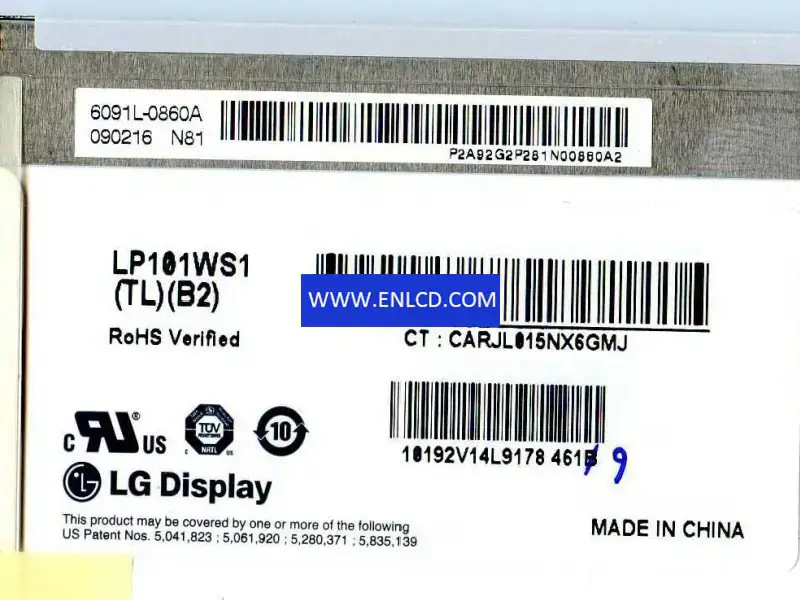 LG Display LP101WS1-TLB2 LCD面板