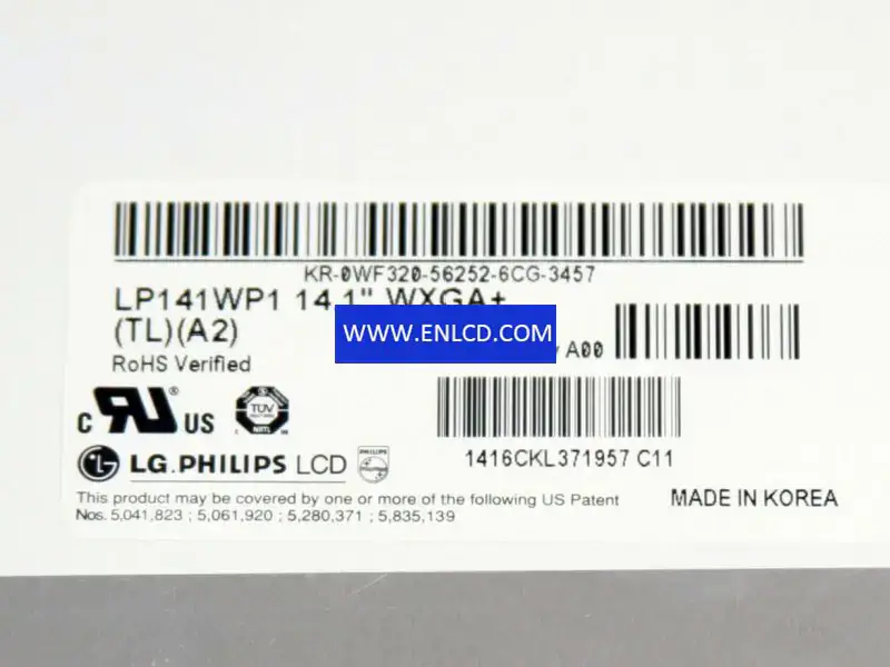 LG Display LP141WP1-TLA2 LCD面板