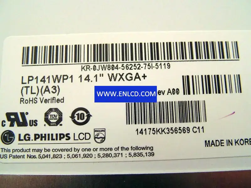 LG Display LP141WP1-TLA3 LCD面板