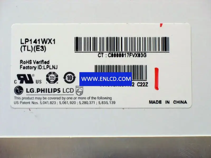 LG Display LP141WX1-TLE3 LCD面板