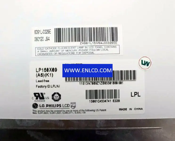 LG Display LP150X09-A5K1 LCD面板