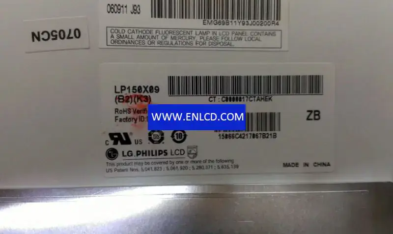 LG Display LP150X09-B2K3 LCD面板